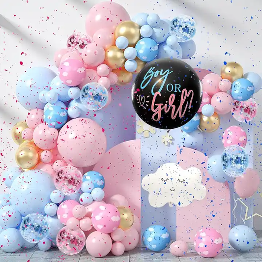 Baby Gender Reveal Balloon Garland Kit