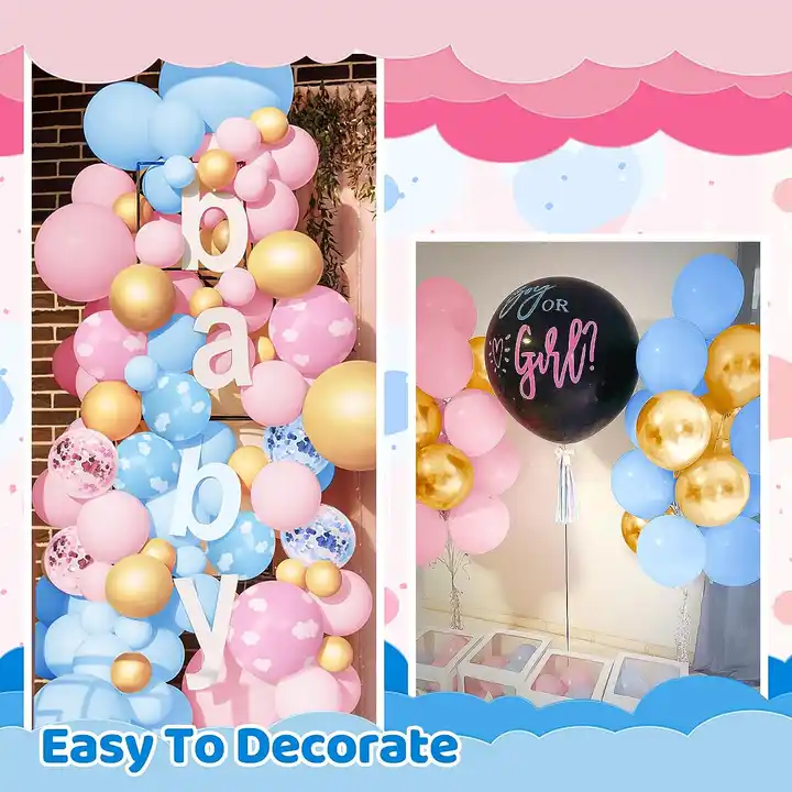 Baby Gender Reveal Balloon Garland Kit