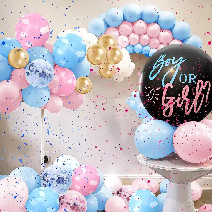 Baby Gender Reveal Balloon Garland Kit