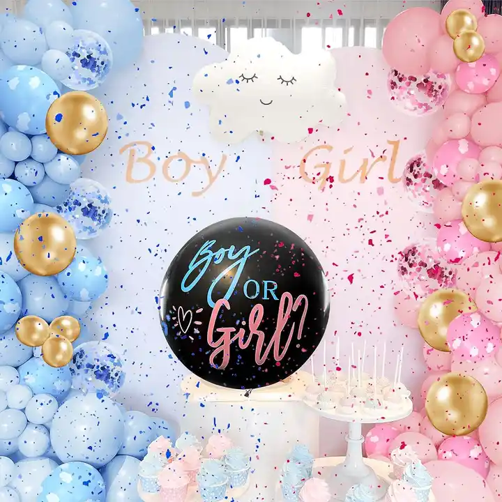 Baby Gender Reveal Balloon Garland Kit